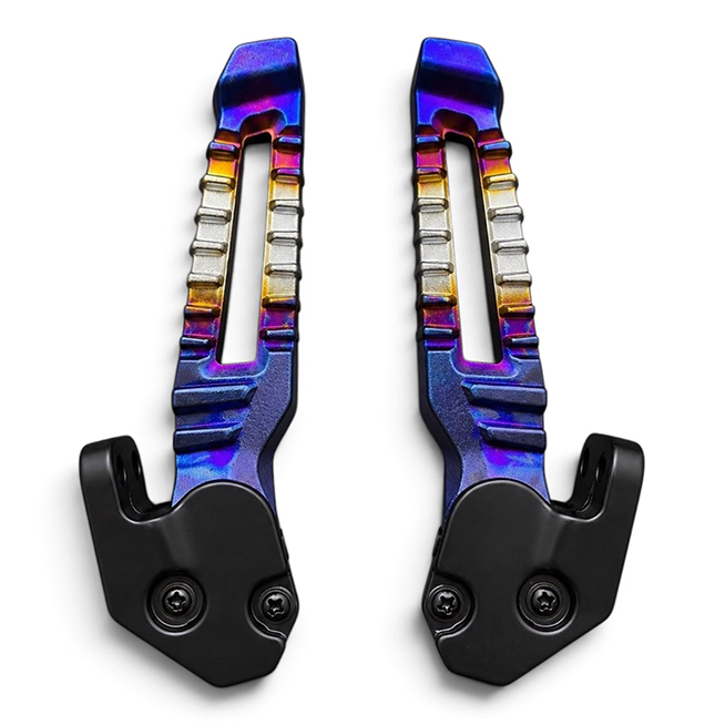 Aluminum footrest pedal