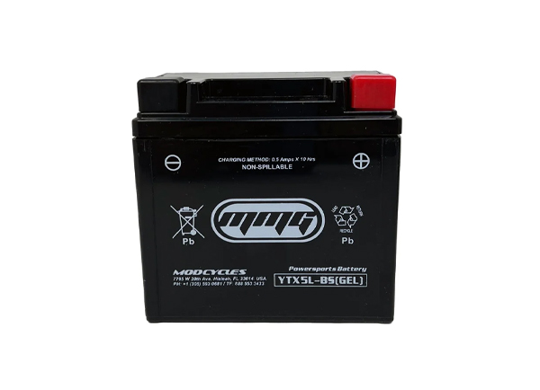 Powersports Motorcycle Battery - YTX7A-BS (GEL) - Imagen 4